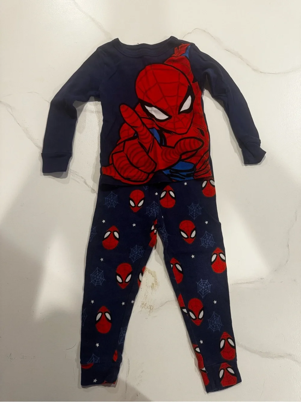 Kids Pajama Set - Brunch Squad & Character Prints, Gray & Navy